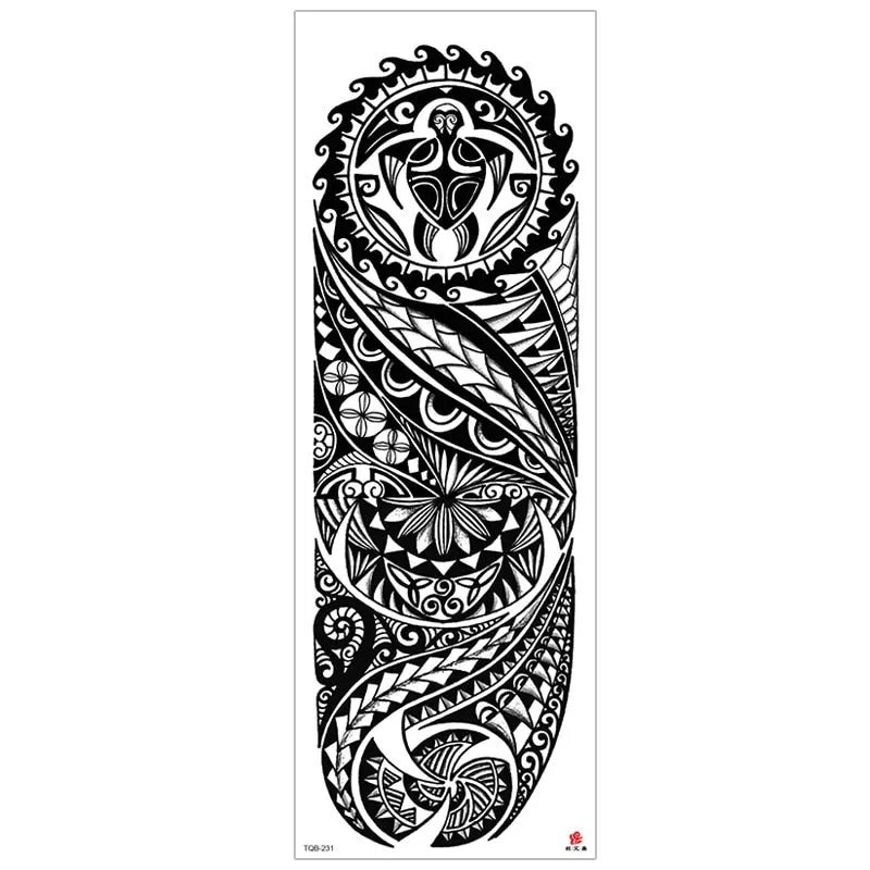 temporary tattoos for men robot full arm sleeve tattoo mechanical lion tiger waterproof tatto fake tatoo stickers body tatoo art