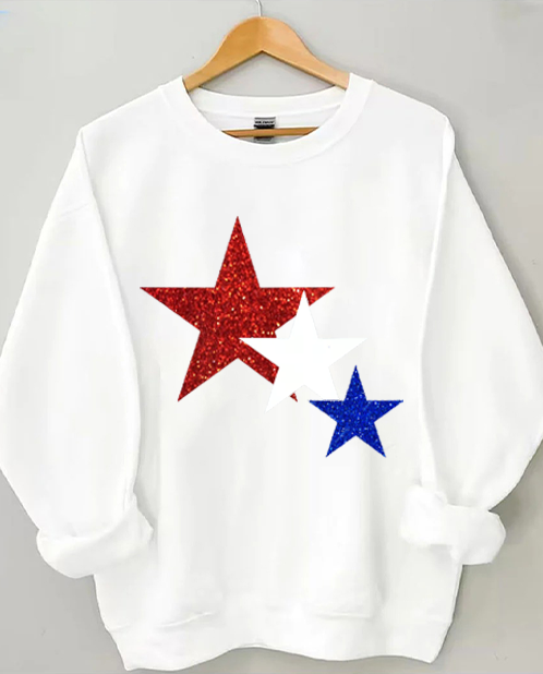 Glitter 4th of July Sweatshirt