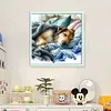 (Multi-Style) Sleeping Dog Cat-11CT Stamped Cross Stitch 40*40cm