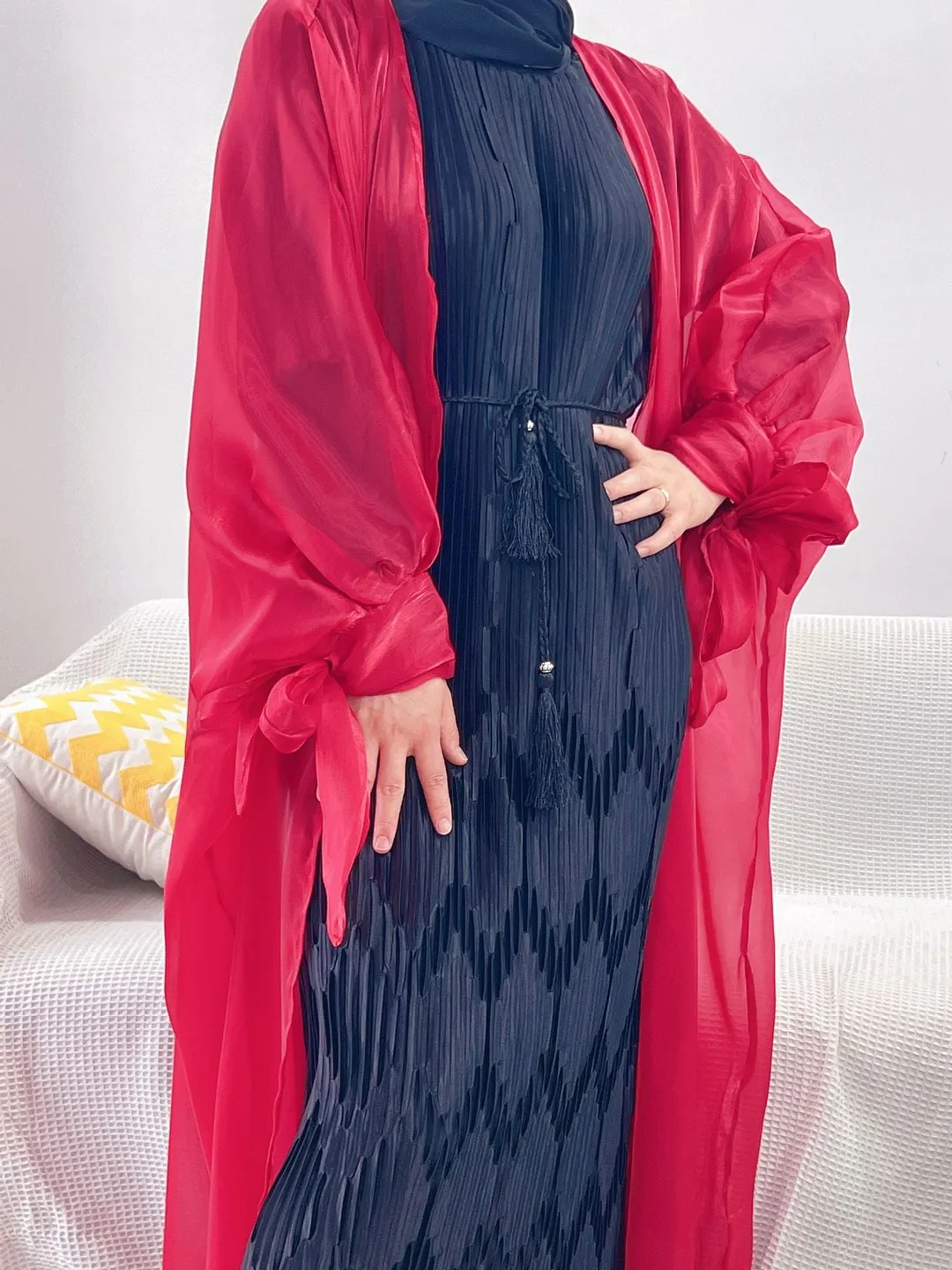 Brownm Sleeve Summer Elegant Wine Red Dresses
