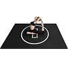 [US Local Warehouse] Wrestling Mat 10ft X 6.6ft Jiu Jitsu Mats Judo Mat with 3cm Thickness for PE Training Yoga BJJ MMA Grappling Boxing Martial Art (Black)