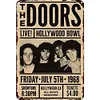 The Doors - Panneaux en &eacute;tain m&eacute;tallique(20*30cm/30*40cm) - Musique