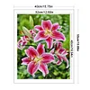 Flowers-11CT Stamped Cross Stitch 40*50cm