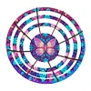 (US Local)Flower Diamond Painting Wooden Serving Tray Decorative Diamond Art Fruit Tray(B)