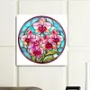 (Multi-Style) Flower Glass Painting - Paint By Numbers Acrylic Painting 40*40CM(HOT)