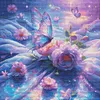 (US Local)Butterfly-14CT Stamped Cross Stitch Kit(75x75cm)