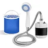 Portable Camping Shower Set with Hose Bucket Handheld Water Pump for Camping Car