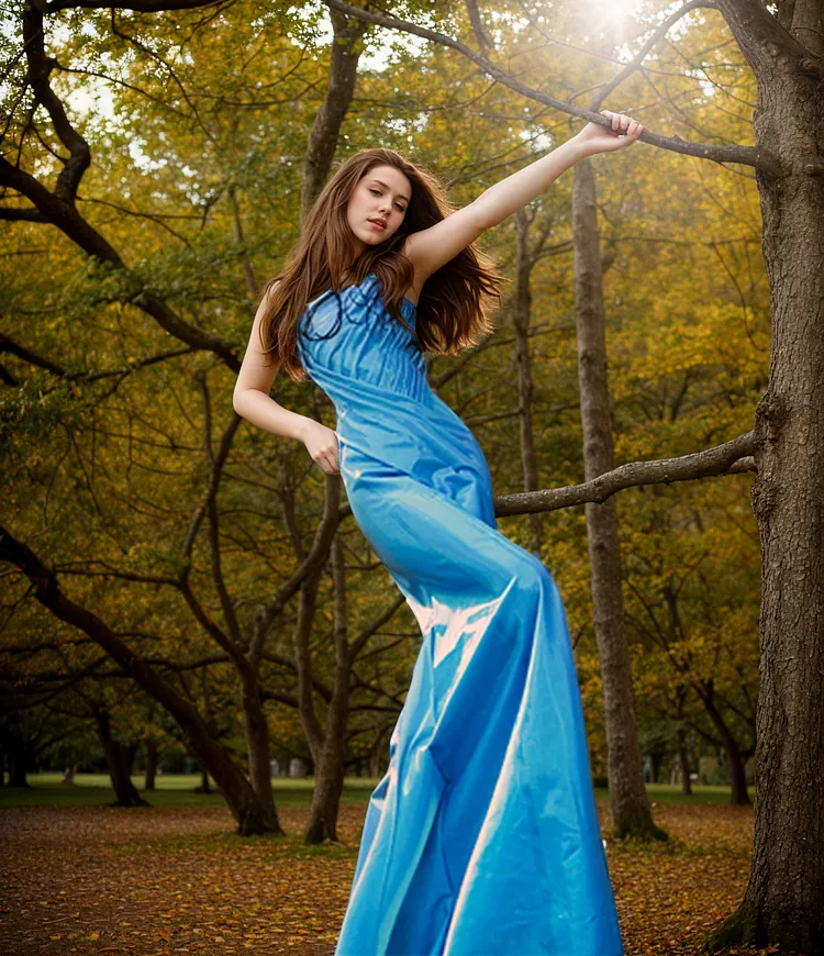 Women Latex Dress Elegant Pleated Strapless Bridesmaid Gown