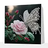 (Pre-Framed)Butterfly-Special Shape Diamond Painting Kit(25x25cm)