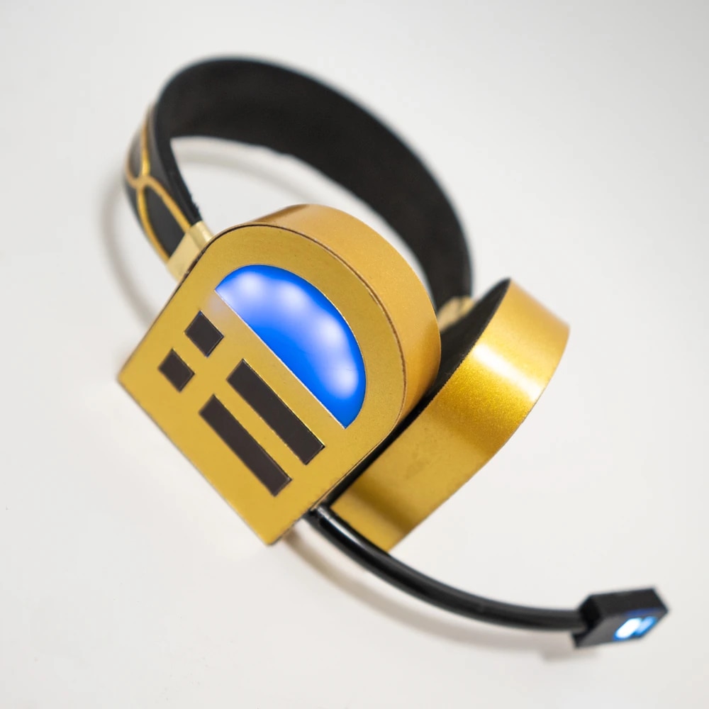 [Wetrose] In Stock Mik Led Light  Cosplay Props Headwear Headphone Earphone Model