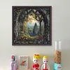 Forest Window-11CT Stamped Cross Stitch 50*50cm/19.69*19.69in
