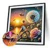 Diamond Painting-DIY Full Round Drill Rose Dandelion (40*40CM)