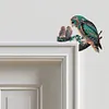 (US Local)Owl Diamond Painting Art Door Right Angle Sign for Indoor Outdoor Wall