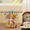(US Local)Acrylic Shaking Head Animal Diamond Painting Desktop Decorations (Giraffe)