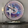  DIY Round Metal Tin Ballet Girl Diamond Painting Special Shaped  Clock Kit