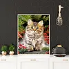 Diamond Painting -DIY Round Drill Cute Cat
