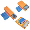 2-in-1 Diamond Art Storage Containers & Line-Up Tray, Upgrade Convex Point Bottom Design for Efficient Crafting DIY Diamond Art Accessories