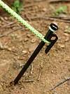 4/8Pcs Tent Stakes Beach Tent Pegs Heavy Duty Ground Anchors for Outdoor Camping