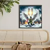 Diamond Painting -DIY Round Drill Firefighters and the Twin Towers(40*40CM)