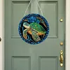 >SALE<Stained Glass Animal Diamond Drawing Hanging Ornament Turtle Window