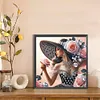 Beaut&eacute; &eacute;l&eacute;gante et luxueuse-peinture diamant perceuse ronde-40*40cm