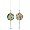 2pcs/set Crystal Sun Catcher Double-sided Diamond Painting Pendant Rainbow Chaser Hanging Kits