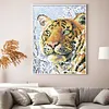 Tiger - 9CT Partial Beaded Cross Stitch Kit(20x28cm)