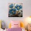 (Multi Style)Flowers-Full Embroidery 3 Strands 11CT Stamped Cross Stitch-40*40CM