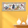 4 Seasons-14CT Stamped Cross Stitch Kit(22x54cm)