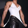 Men's Bodysuit Sexy Mesh Lace Breathable Ultra-Thin Smooth Elastic Bodysuit