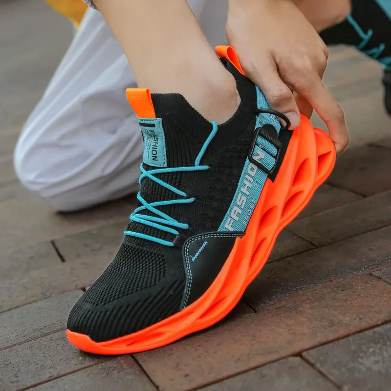 Men's Blade Sneakers Lightweight Running Shoes Non-slip Comfort Tennis