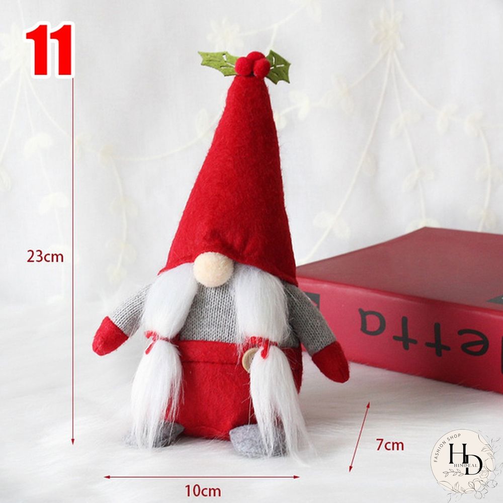 34Styles Swedish Tomte Dwarf Faceless Plush Doll Rudolph Gnomes Dwarf Santa Claus Elf Doll Ornaments