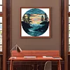 Sunset-14CT Stamped Cross Stitch Kit(31*31cm)