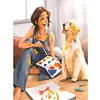 【Limited Stock Sale】Painting Girl-Paint by Numbers Acrylic Painting 40*50cm