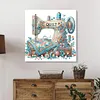 (Pre-Framed)Sewing Mechine-Special Shape Diamond Painting Kit(25x25cm)