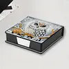5D DIY Leather Diamond Painting Memo Pad Holder with 160 Sheets Paper (Owl)