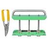 [US Local Warehouse] Sheet Metal Bender One Station Disc Sheet Metal Bending Machine Plate Folding Machine Drip Folding Tool For Rain Diverter & Making Folding Edges
