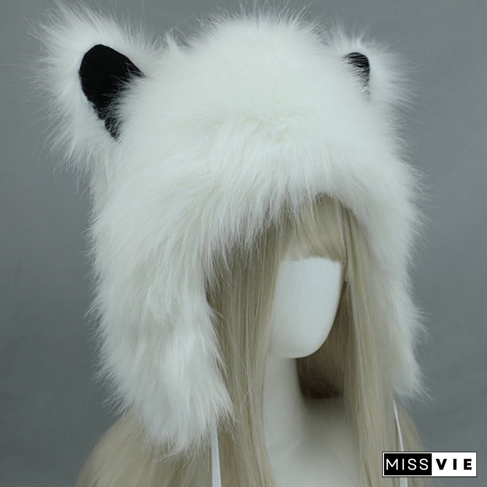 Kawaii Kitty Ears Plush Hat