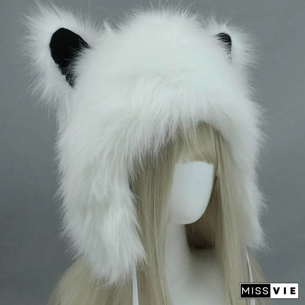 Kawaii Kitty Ears Plush Hat