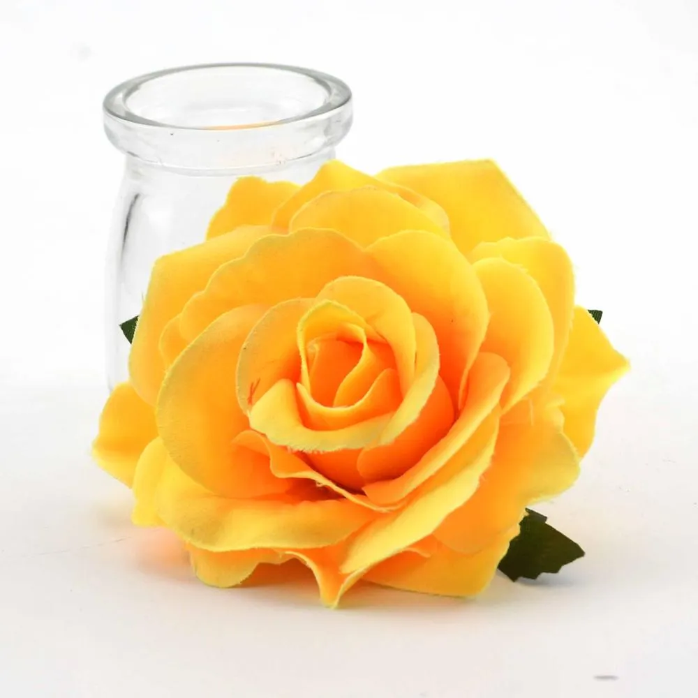 30pcs 10cm Large Silk Rose Artificial Flower Heads For Home Wedding Party Decoration DIY Garland Fake Flower Wall Accessories