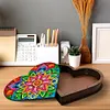 (US Local)DIY Special Shaped Crystal Painting Classic Heart Mandala Storage Box Ornament Kit