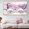 11CT Swan - Stamped Cross Stitch 60*40cm/23.62*15.75in