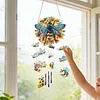 DIY Diamond Painting Double Sided 3D Wind Chime Pendant Hanging Kit