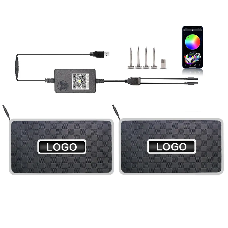 Car Modification LED Colorful Floor Mat
