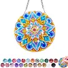 Diamond Painting Acrylic Single-Sided Drill Mandala Pendant Window Hanging Ornament