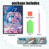 (US Local)Special Shaped Crystal Apple 50 Pages Diamond Painting Notebook for Beginners