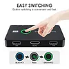 HD KVM Devices Keyboard Mouse Printer KVM Hub Adapter Equipment for 2 PC Sharing