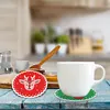 Diamond Painting Coaster DIY Christmas Cup Cushion Table Placemat(8 Piece Set 1 Rack)