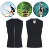 Men Wetsuit Top 3mm Neoprene Wetsuit Vest Elastic Swim Vest for Swimming Diving