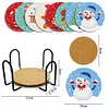 DIY Acrylic Diamond Painting Special-Shaped Drill Point Drill Coaster Set